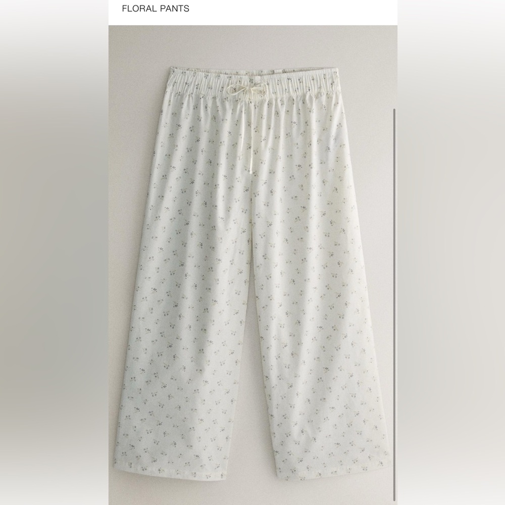 Zara floral pants NWT
